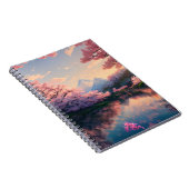 レイクインクルードバイさくらんぼブロッサムツリーズ ノートブック (右側)