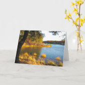 レイクイン秋 カード (黄色い花)