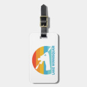 レイクウィニスクアムニューハンプシャーカヤック ラゲッジタグ (正面縦)