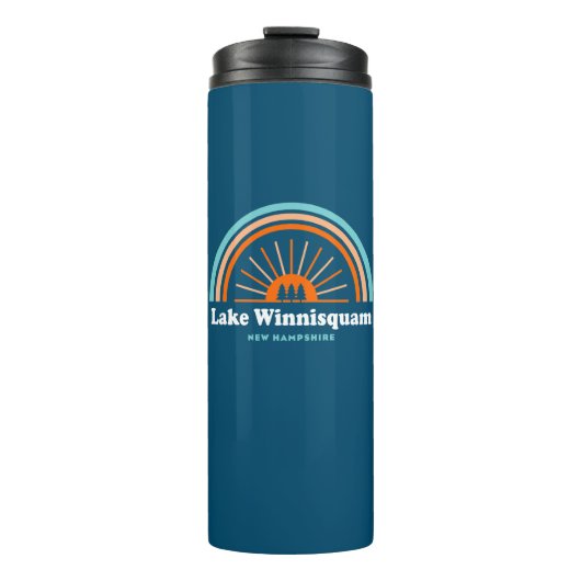 レイクウィニスクアムニューハンプシャーレインボー タンブラー (正面)