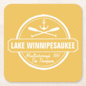 レイクウィニペサウキーNHカスタムタウン，名前，いかり スクエアペーパーコースター (正面)