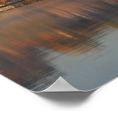 レイクウィニペスオーキーメレディス秋の朝 ポスター (角)