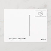 レイクウィノナ – ウィノナ， MN ポストカード (裏面)