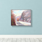 レイクウィロウバイバーモントオイルペインティング キャンバスプリント (インサイチュ (ウッドフロア))