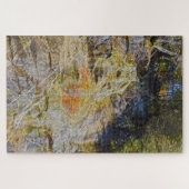 レイクウィロウバイロードウォーターフォール、バーモント ジグソーパズル (横)