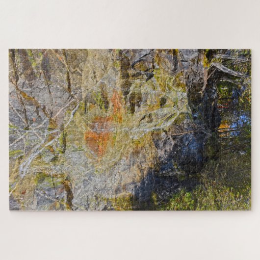 レイクウィロウバイロードウォーターフォール、バーモント ジグソーパズル (横)