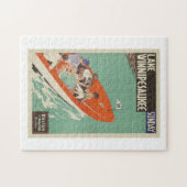 レイクウィンニペサウキーニューハンプシャートラベル ジグソーパズル (横)