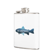 レイクウィンニペサウキーニューハンプシャーフィッシュ フラスク (左)