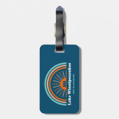 レイクウィンニペサウキーニューハンプシャーレインボー ラゲッジタグ (裏面縦)