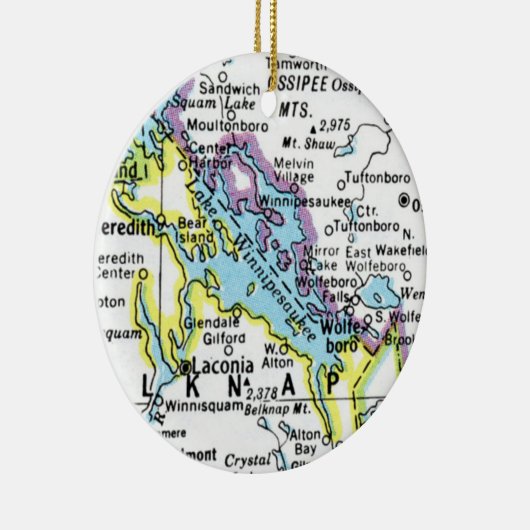 レイクウィンニペサウキーマップオーナメント セラミックオーナメント (右)