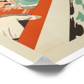 レイクウィンニペソーキーNH ~ヴィンテージトラベルアメリカ ポスター (角)