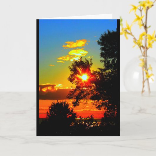 レイクウィンネバゴサンセットアニ大事な行事 カード (黄色い花)