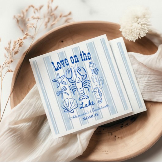 レイクウィークエンドバチェロレッテ スタンダードカクテルナプキン