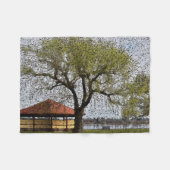 レイクウェンドウリーパビリオンバララト フリースブランケット (正面(横))