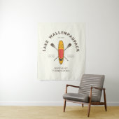 レイクウォーレンパウパックペンシルバニアパドルボーディング タペストリー (インサイチュ)