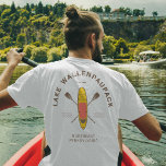 レイクウォーレンパウパックペンシルバニアパドルボーディング Tシャツ<br><div class="desc">Lake Wallenpaupackペンシルバニアパドル搭乗。屋外の素晴らしカヤック、パドルボード、キャンプ、キャンパー、ハイカー、ハイキング、魚釣り、ロードトリップ、家族旅行、夏旅行を愛する人のためのデザイン。このユニークデザインは素晴らし、友人や家族と屋外の活動を愛する人のためのギフトアイディアも作る。</div>