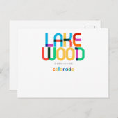 レイクウッド・コロラドポップ・アートのミッドセンチュリー，アート， ポストカード (正面/裏面)