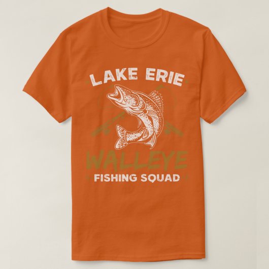 レイクエリーウォリー魚釣り分隊 Tシャツ (デザイン正面)
