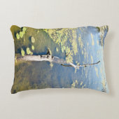 レイクエリーメトロパークタートルログ水平 アクセントクッション (正面)