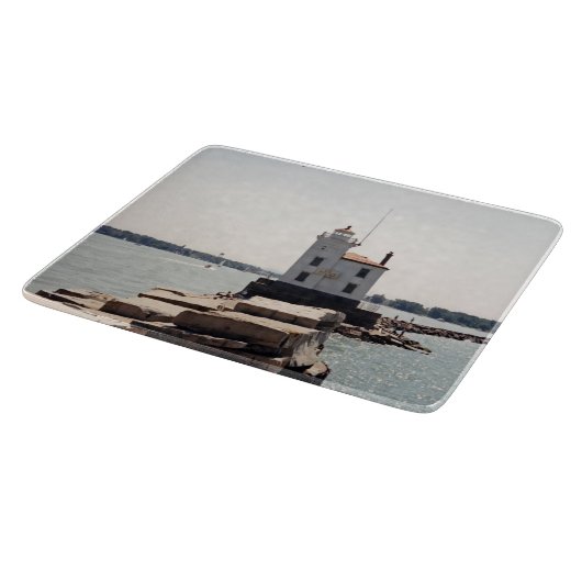 レイクエリーライトハウス カッティングボード (角)