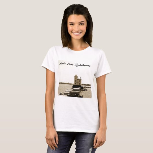 レイクエリーライトハウス Tシャツ (正面フル)