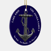 レイクエリー愛国的動揺していかり航海の セラミックオーナメント (右)