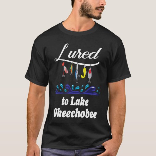レイクオケエコービーFL魚釣りフィッシャーマン Tシャツ (正面)