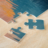 レイクカインディアルマティカザフスタンレトロ旅行 ジグソーパズル (側面)