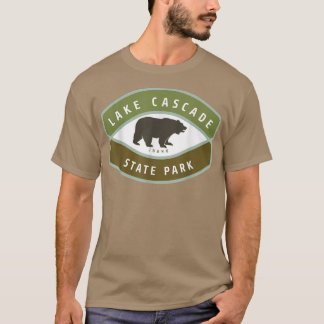 レイクカスケード州パークアイダホローミングベアIDバカ Tシャツ
