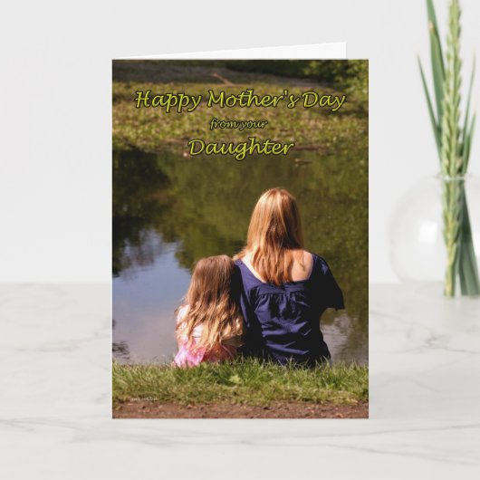 レイクカードの母の日から カード (正面)