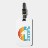 レイクガストンノースカロライナバージニアカヤック ラゲッジタグ (正面縦)