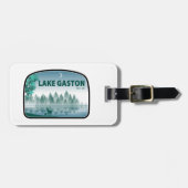 レイクガストンノースカロライナバージニアディアー ラゲッジタグ (正面横)
