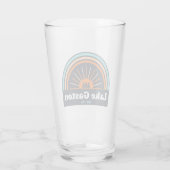 レイクガストンノースカロライナバージニアレインボー タンブラーグラス (裏面)
