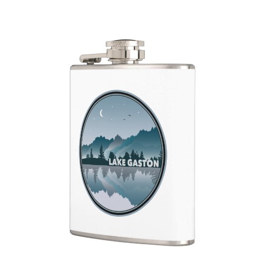 レイクガストンノースカロライナ州バージニア反射 フラスク (左)