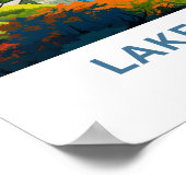 レイクガルダイタリアトラベルプリント ポスター (角)