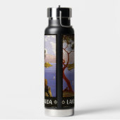 レイクガルダイタリア名前をカスタムする ウォーターボトル (左面)