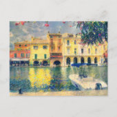 レイクガルダボート波止場絵画ズ ポストカード (正面)