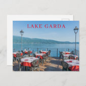 レイクガルダレイクサイドレストランビューポストカード ポストカード (正面/裏面)