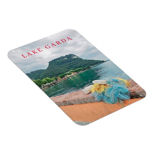 レイクガルダ魚釣りネットビュー冷蔵庫用マグネット マグネット (右側)