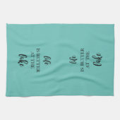 レイクキッチンの方が生活が良い キッチンタオル (横)