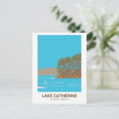 レイクキャサリン州パークアーカンソーヴィンテージ ポストカード (スタンド正面)