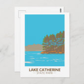 レイクキャサリン州パークアーカンソーヴィンテージ ポストカード (正面/裏面)