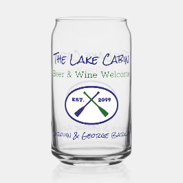 レイクキャビンコテージハウスビアカン ガラス缶