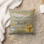 レイクキャビントラウト魚釣りクレールルースヴィンテージ クッション (ブランケット)