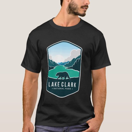 レイククラーク国立公園 Tシャツ (正面)