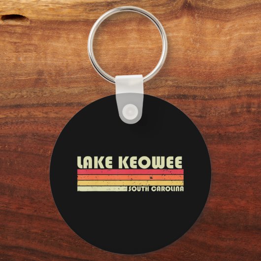 レイクケオウィーサウスカロライナ魚釣りキャンプ キーホルダー (正面)