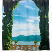 レイクコモイタリアシーン シャワーカーテン (正面)