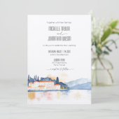 レイクコモイタリアマンションデスティネーションウェディング 招待状 (スタンド正面)