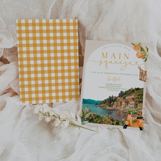 レイクコモバチェロレッテ週末招待状 招待状