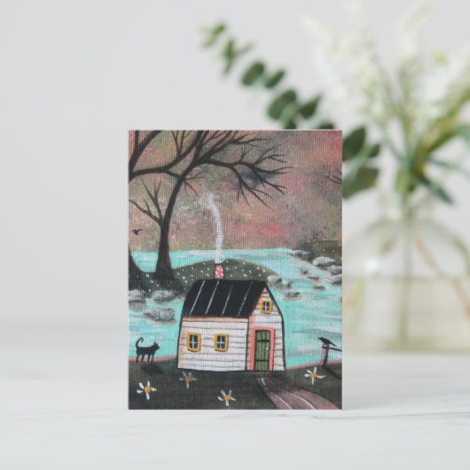 レイクサイドアイルシースケープ ポストカード (スタンド正面)